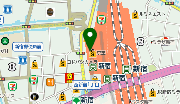 russet 京王百貨店新宿店の地図画像