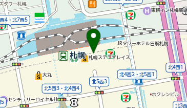 Lattice 札幌ステラプレイス店の地図画像