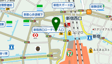 russet 新宿小田急店の地図画像