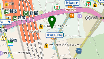 Drawing Numbers 新宿店の地図画像