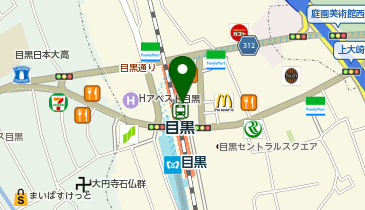 3COINS アトレ目黒店の地図画像