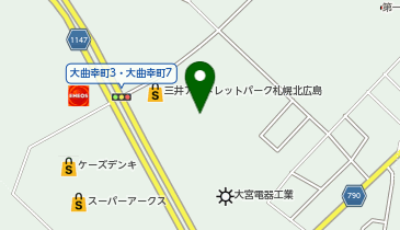 russet OUTLET 札幌北広島店の地図画像