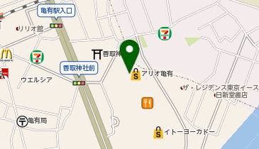 Lattice アリオ亀有店の地図画像
