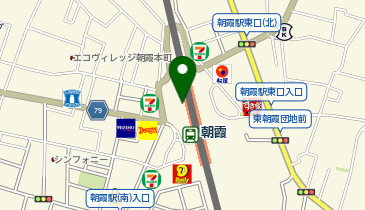 3COINS  plus エキア朝霞店の地図画像