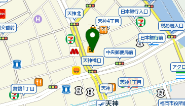 3COINS  plus ミーナ天神店の地図画像