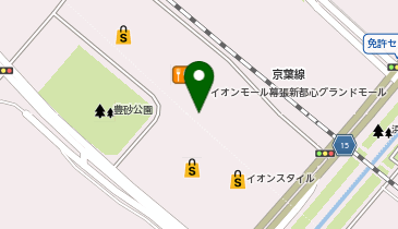 3COINS  plus イオンモール幕張新都心店の地図画像