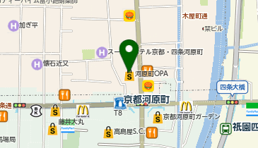 3COINS  plus 河原町オーパ店の地図画像