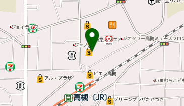 3COINS  plus 高槻阪急スクエア店の地図画像