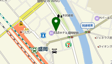 ai no de ciaopanic盛岡の地図画像