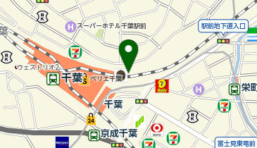 Lattice ペリエ千葉店の地図画像