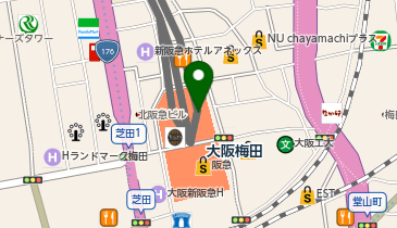 COLLAGE GALLARDAGALANTE 阪急三番街店の地図画像