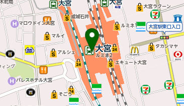 Chico 大宮ルミネ店の地図画像
