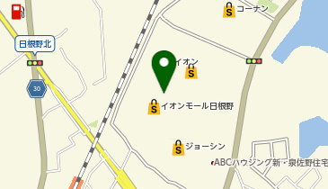 3COINS  plus イオンモール日根野店の地図画像