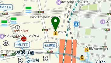 Kastane 仙台店の地図画像
