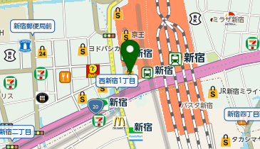 Whim Gazette 新宿店の地図画像