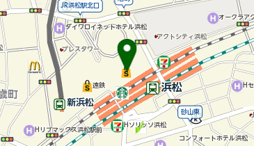 COLLAGE GALLARDAGALANTE 浜松メイワン店の地図画像