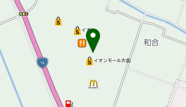 3COINS  plus イオンモール大曲店の地図画像