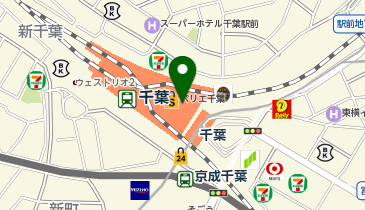 mystic ペリエ千葉店の地図画像