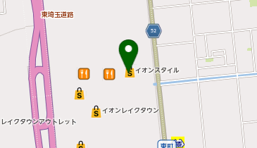 salut! イオンモール越谷レイクタウン店の地図画像