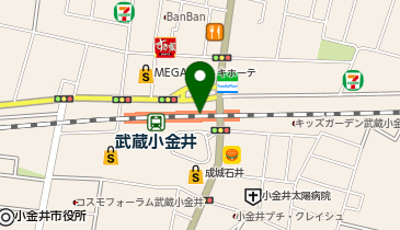 3COINS OOOPS! nonowa武蔵小金井店の地図画像