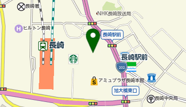 CIAOPANIC TYPY アミュプラザ長崎店の地図画像