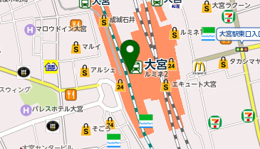 RAY CASSIN ルミネ大宮店の地図画像