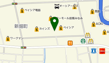 3COINS  plus ベイシア前橋みなみモール店の地図画像