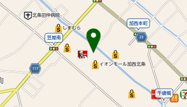 3COINS  plus イオンモール加西北条店の地図画像