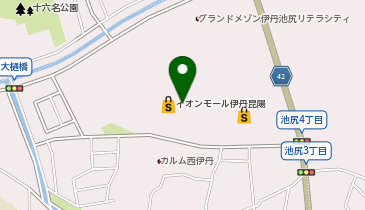 LOCUST イオンモール伊丹昆陽店の地図画像