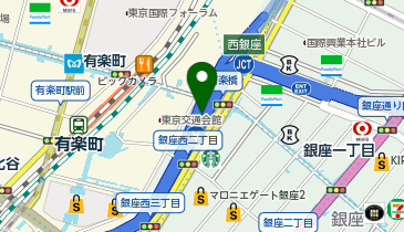 DISCOAT 銀座インズ2店の地図画像
