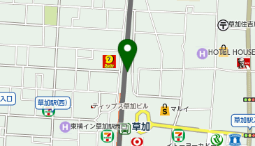 3COINS 草加VARIE店の地図画像