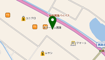 3COINS モラージュ菖蒲店の地図画像