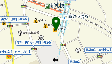 3COINS  plus 新さっぽろカテプリ店の地図画像