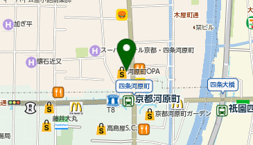 baseyard tokyo 河原町OPA店の地図画像