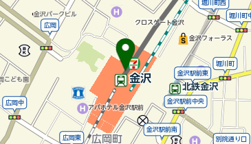russet 金沢百番街Rinto店の地図画像