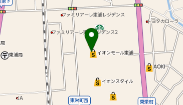 DISCOAT イオンモール東浦店の地図画像