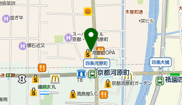 mystic 河原町OPA店の地図画像