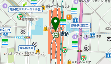 Kastane 博多アミュエストの地図画像