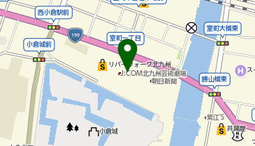 LOCUST リバーウォーク北九州店の地図画像