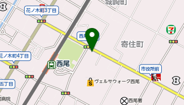 3COINS ヴェルサウォーク西尾店の地図画像