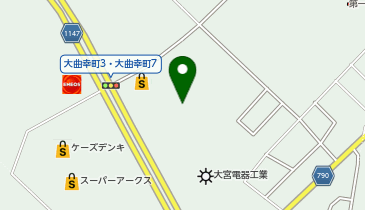 -goocy- 札幌北広島店の地図画像