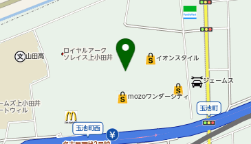 natural couture モゾワンダーシティの地図画像