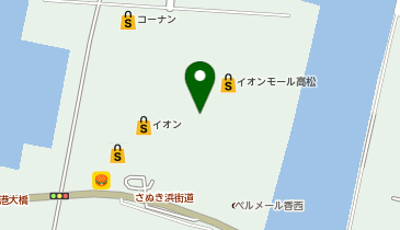 LOCUST イオンモール高松店の地図画像