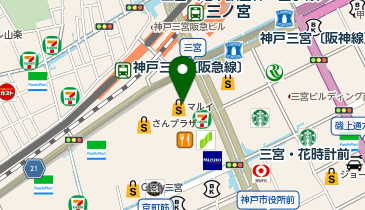 LOCUST 神戸マルイ店の地図画像