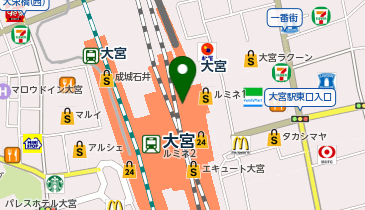 NOLLEY'S ノーリーズソフィー ルミネ大宮店の地図画像