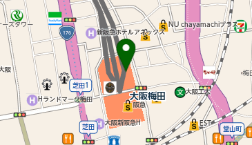 NOLLEY'S ノーリーズソフィー 阪急三番街店の地図画像