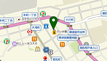 LOCUST さいか屋横須賀店の地図画像