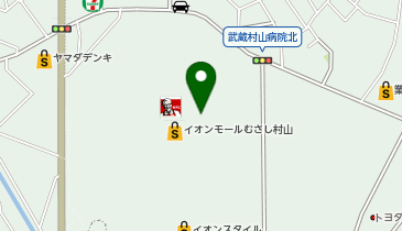 3COINS  plus イオンモールむさし村山店の地図画像