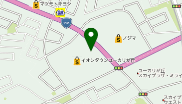 LOCUST イオンタウンユーカリが丘店の地図画像