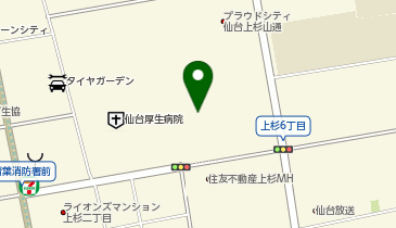 3COINS  plus イオンモール仙台上杉店の地図画像